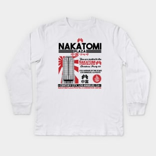 Nakatomi Christmas Party Kids Long Sleeve T-Shirt
